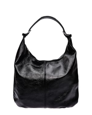 Anna Luchini Negro Bolso de cuero