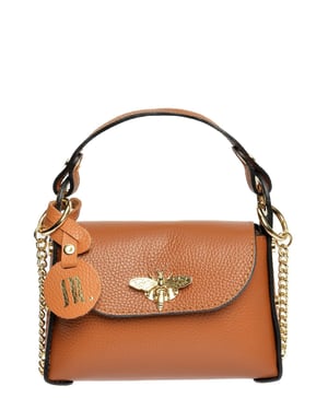 Anna Luchini Brown Bolso de cuero