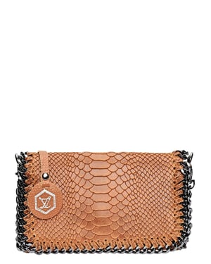 Luisa Vannini COGNAC Bolso de cuero