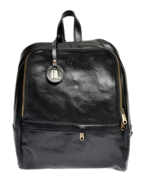 Anna Luchini Negro Bolso de cuero