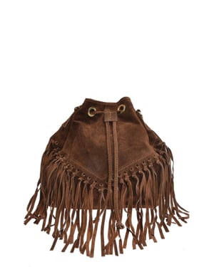 Roberta M Granate Bolso de cuero