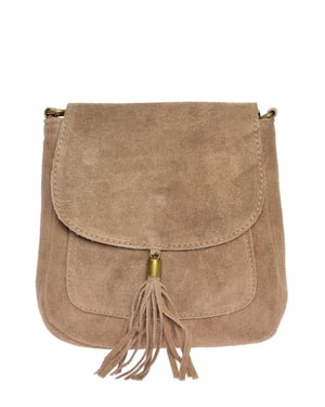 Anna Luchini Beige Bolso de cuero