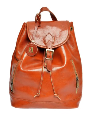 Anna Luchini Brown Bolso de cuero