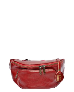 Isabella Rhea Rojo Bolso de cuero