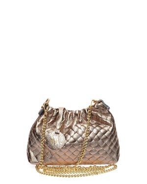 Anna Luchini Bronce Bolso de cuero