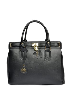 Roberta M Negro Bolso de cuero