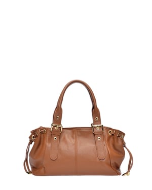Anna Luchini Brown Bolso de cuero