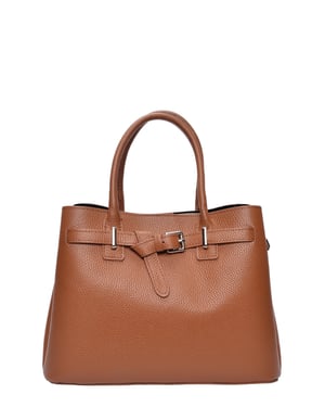 Anna Luchini Brown Bolso de cuero