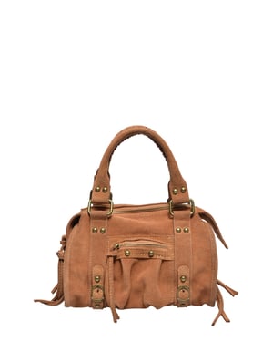 Luisa Vannini COGNAC Bolso de cuero