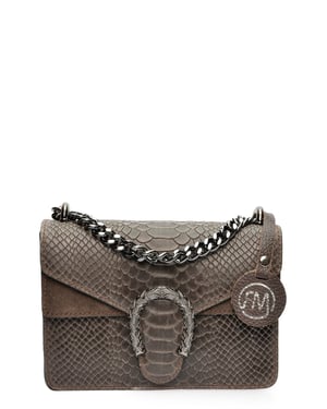Roberta M Granate Bolso de cuero