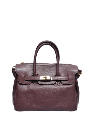 Luisa Vannini Granate Bolso de cuero