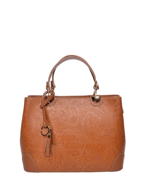 Anna Luchini Brown Bolso de cuero