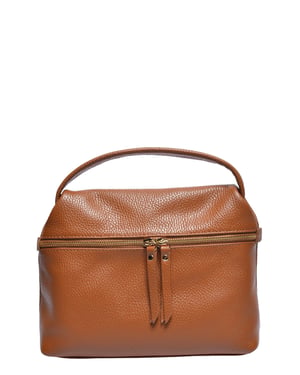 Luisa Vannini COGNAC Bolso de cuero