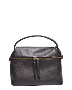 Luisa Vannini Bicolor Bolso de cuero