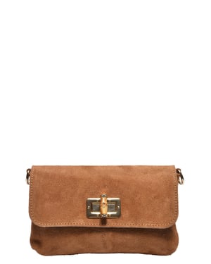 Luisa Vannini COGNAC Bolso de cuero