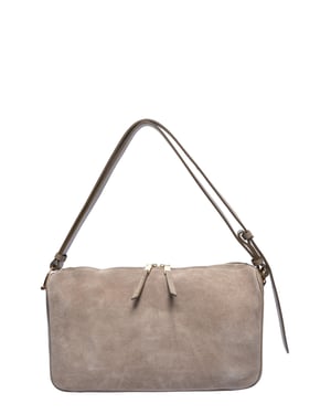 Luisa Vannini Beige Bolso de cuero