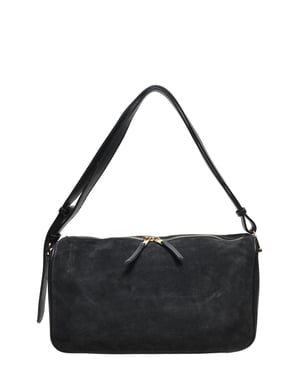 Luisa Vannini Negro Bolso de cuero