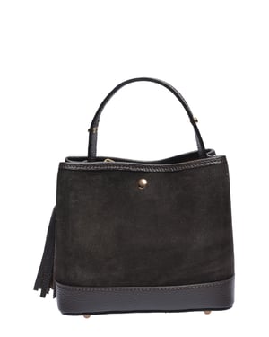 Luisa Vannini Bicolor Bolso de cuero