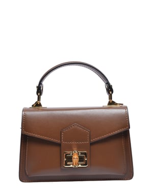 Roberta M Granate Bolso de cuero