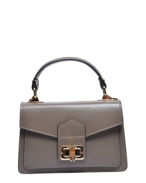 Roberta M Beige Bolso de cuero