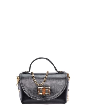 Roberta M Negro Bolso de cuero