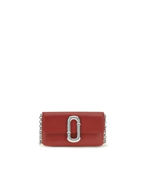 Marc Jacobs Bolso bandolera rojo de piel de becerro Bos Taurus