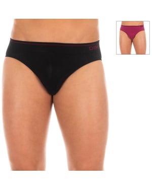 Pack-2 Slips Unno Basic sin costuras D05HE hombre