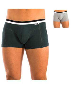 Pack-2 Boxers Unno Basic tejido transpirable D05H2 hombre