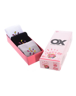 Pack de 6 calcetines bajos OX con aromas frescos talla única 36-41