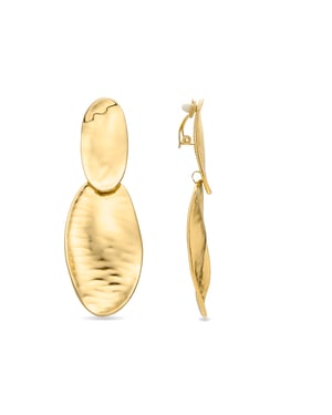 Pendientes Luxenter Zinlay acabados en oro amarillo 18k