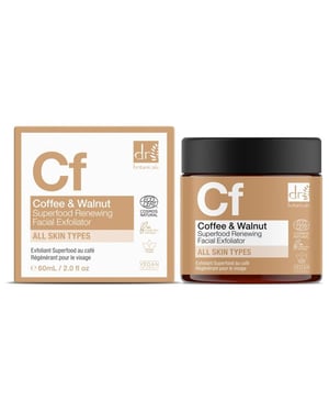 Dr. Botanicals Exfoliante facial antiedad renovador con superalimentos de café, 60 ml