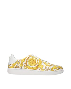 Zapatillas de Cuero Blancas Versace