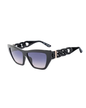 Gafas de sol de resina negra Guess