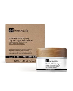 Dr. Botanicals Crema hidratante antiedad de día y de noche con vitamina C, 50 ml.