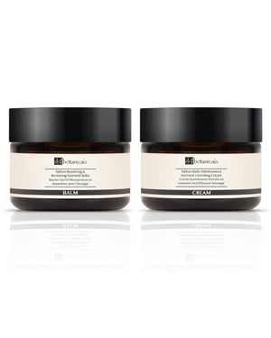 Dr. Botanicals Kit dúo para suavizar e hidratar tatuajes