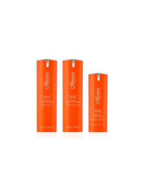 skinChemists Kit de productos esenciales para el cuidado antiedad de la piel masculina