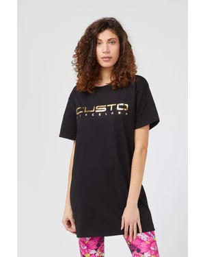 Vestido T-Shirt con Logo de Barcelona Cu22185