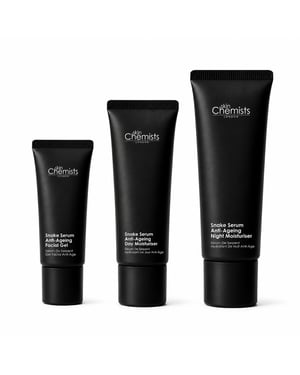 skinChemists Set de cuidado facial antiedad con sérum de serpiente