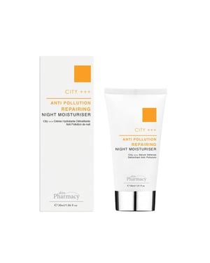 skinPharmacy Crema hidratante de noche reparadora, antipolución y antiedad City +++ 30 ml