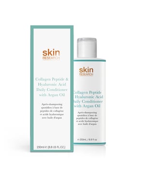 Skin Research Acondicionador diario con péptidos de colágeno y ácido hialurónico con aceite de argán 250 ml