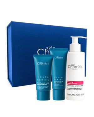 skinChemists Rutina antiedad con vitamina C y ácido hialurónico para una luminosidad radiante
