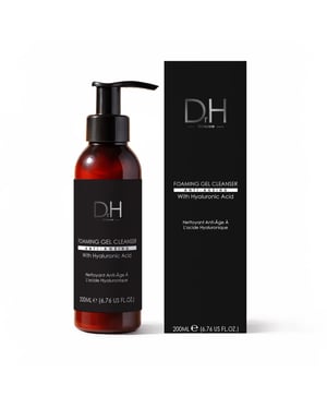 Dr H Gel limpiador espumoso antiedad con ácido hialurónico 200 ml