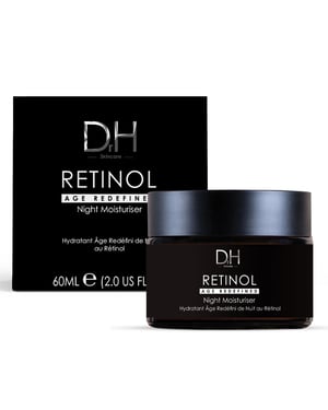 Dr H Crema hidratante de noche antiedad con retinol 60 ml