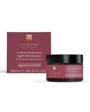 Dr. Botanicals Crema hidratante de noche antiedad La Rose Francaise 50 ml