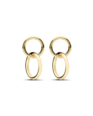 Pendientes Luxenter  acabados en oro amarillo de 18K - Rada