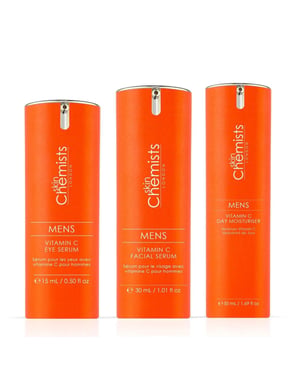 skinChemists Rutina matutina antienvejecimiento con vitamina C para hombres