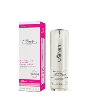 skinChemists Sérum facial mineral antiedad de cuarzo rosa 30 ml
