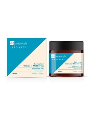 Dr. Botanicals Mascarilla matificante antiedad con carbón activado 60 ml