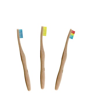 Dr. Botanicals Kit de cepillo de dientes de bambú vibrante