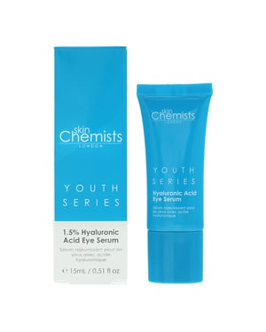 skinChemists Sérum contorno de ojos antiedad con ácido hialurónico al 1,5%, 15 ml.